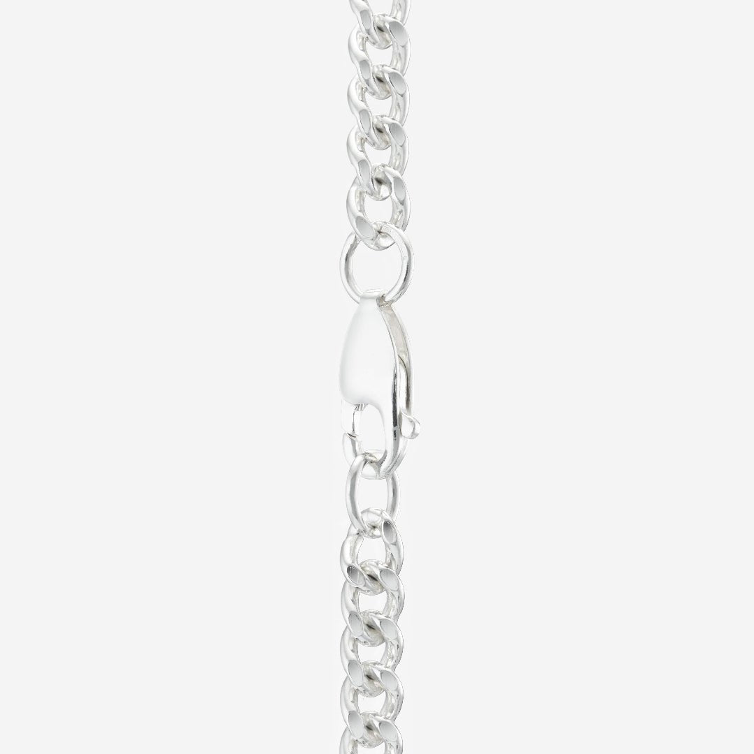 Filed Curb Chain Necklace